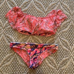 MAAJI Tropical Off the Shoulder bikini